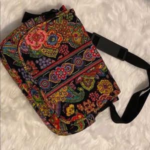 Multicolor paisley Vera Bradley messenger bag